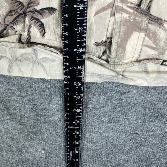 Knights Sportswear Shirt Mens M Hawaiian Palm Tree Print Button Down Cotton - Picture 5 of 9